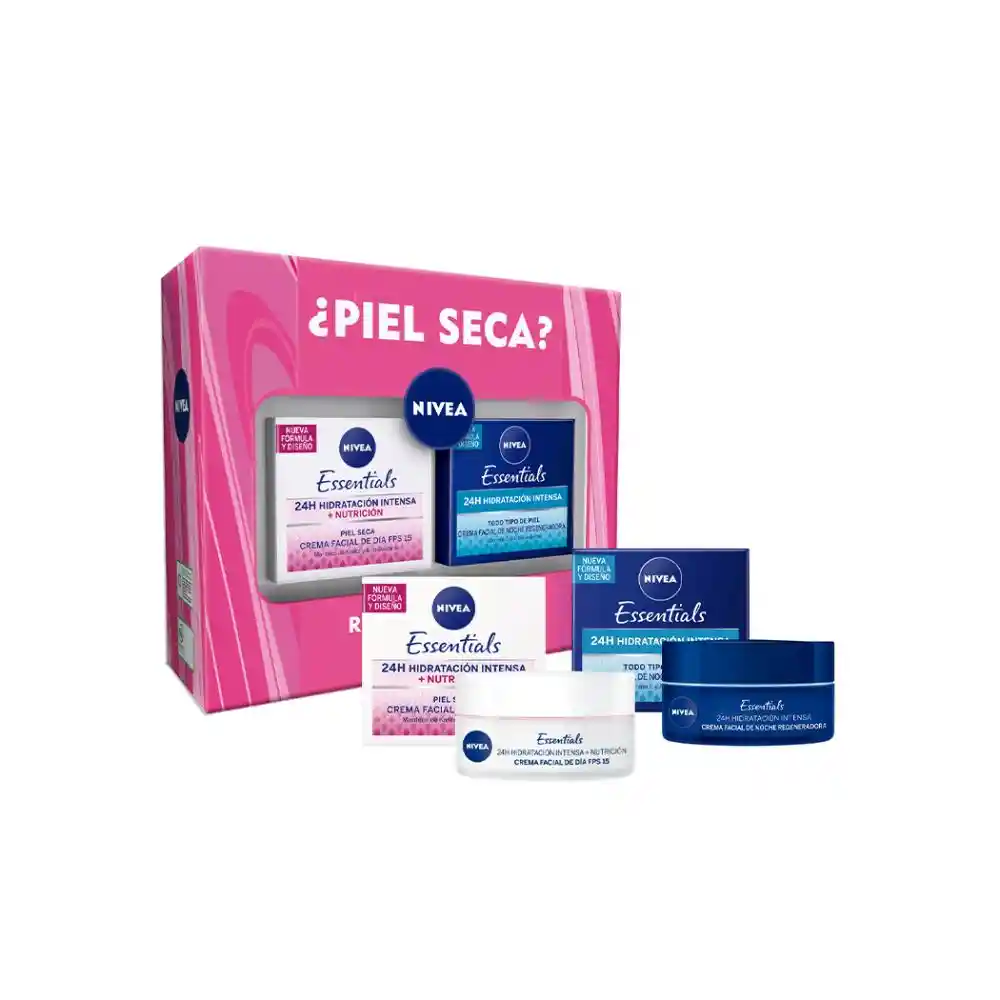 Nivea Pack Promocional- Crema Essentials Piel Normal 50Ml + Cre