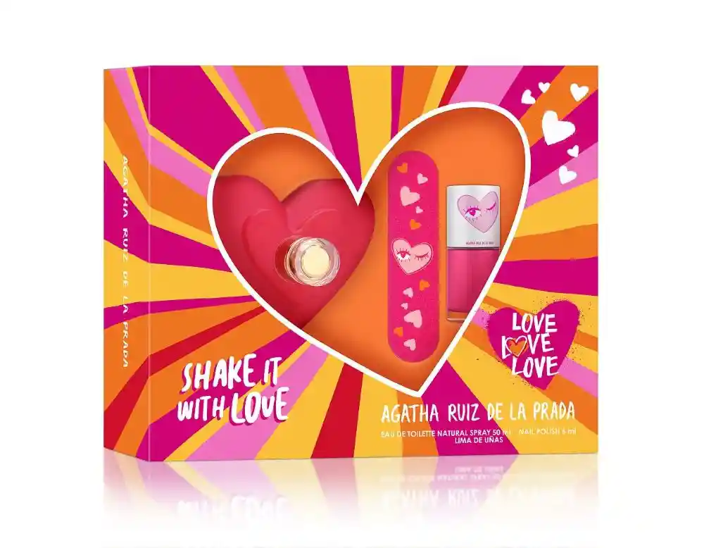 Love Estuche Edt 50Ml + Lima De Uñas + Nail Polish - P