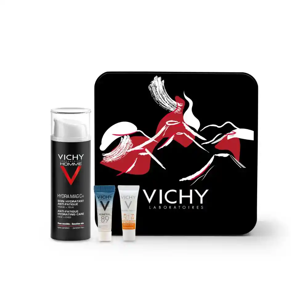 Vichy Set Homme Hidratante Anti-Fatiga Hidra Mag C+