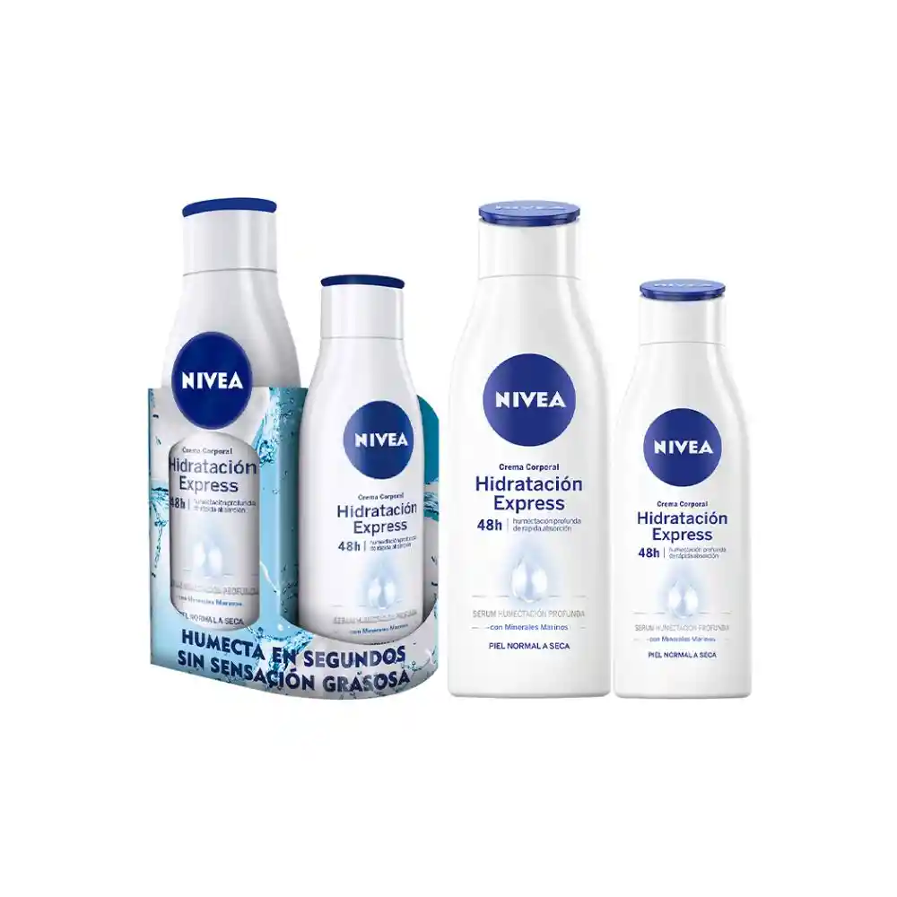 Nivea Crema Corporal Hidratación Express 250Ml + Hidratación Exp