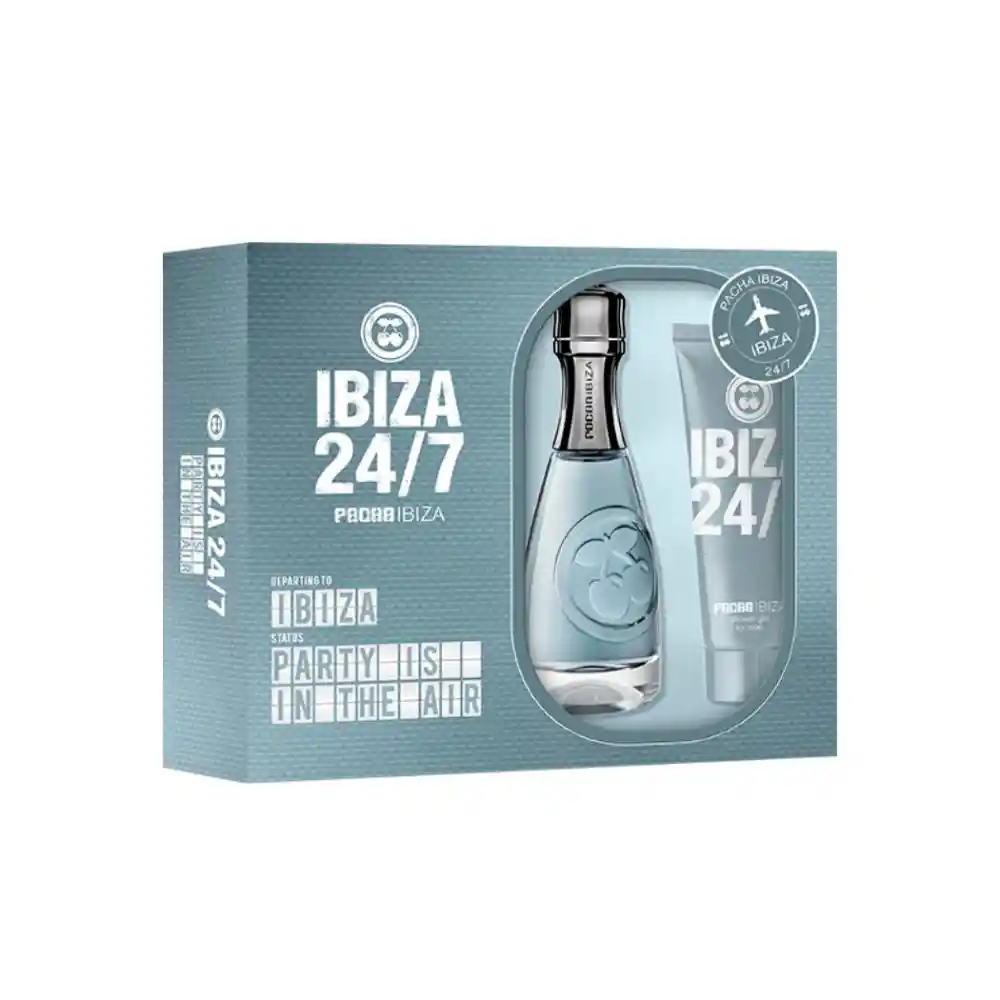 Pacha - Set Pacha Ibiza 24/7 Him Edt 100Ml + Gel De Ducha 75Ml -