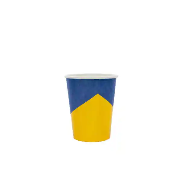 Vaso Premium Azul y Dorado - 270 mL