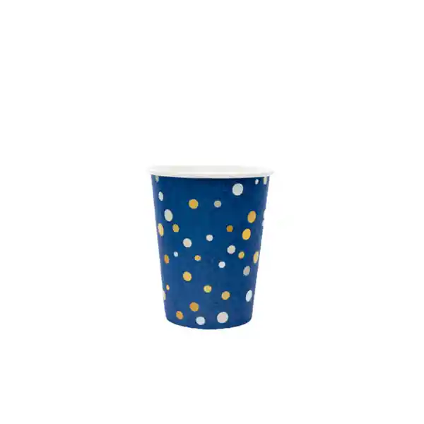 Vaso Puntitos Azul - 270 mL