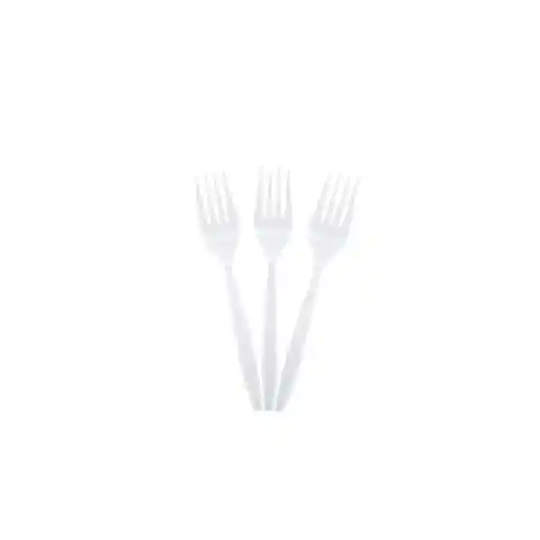 Tenedor Basics Blanco - 16 cm