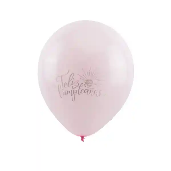 Globo Cumpleaños Rosado - 30 cm