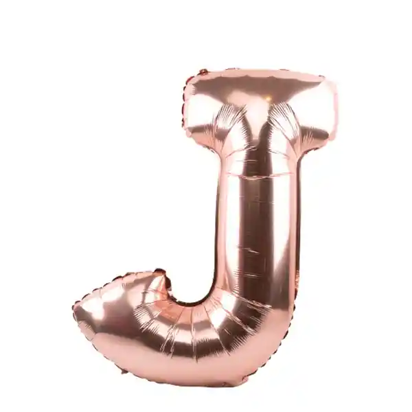Globo Letra J Rose Gold - 81 cm