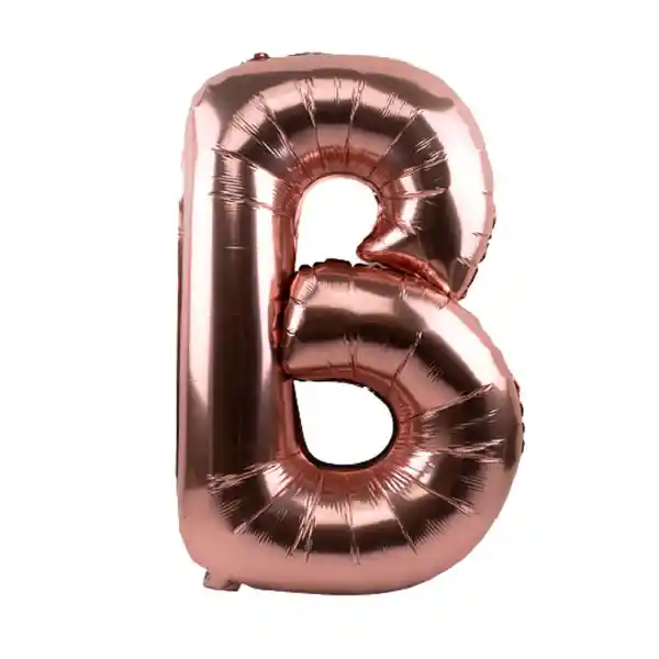 Globo Letra B Rose Gold - 81 cm
