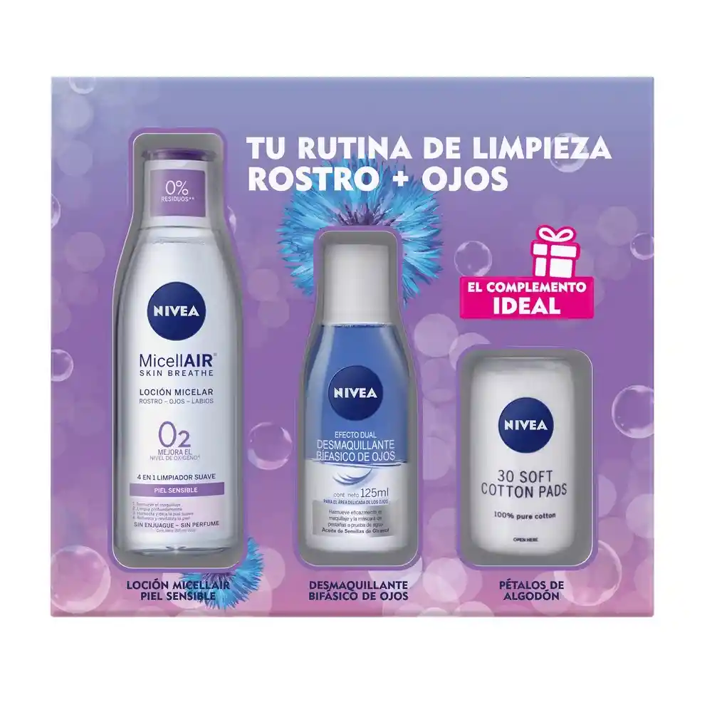 Pack Loción Micellair Piel Sensible 200 Ml + Desmaquillante Bif