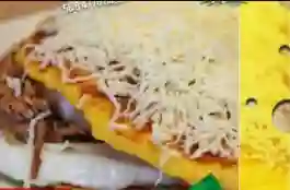 Cachapa con Cochino Frito