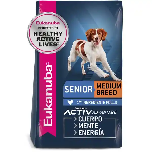 Eukanuba Alimento Para Perro Senior Medium 7+ 13.6 Kg