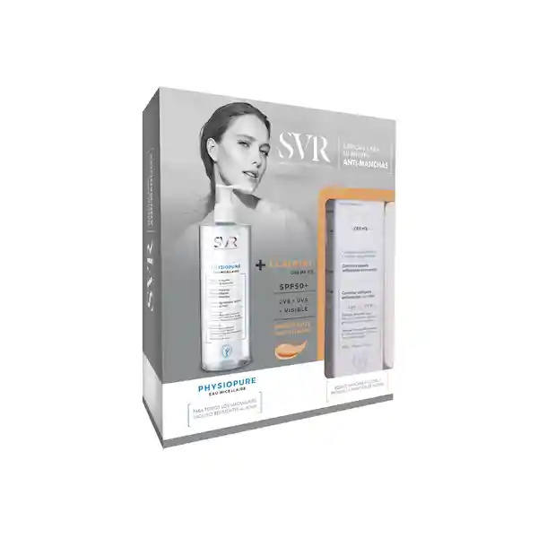 Svr Kit Physiopure Eau Micelar + Clairial Creme Light Cc