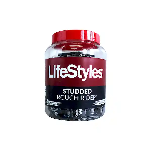 Lifestyles Preservativo Studded-Rough Rider