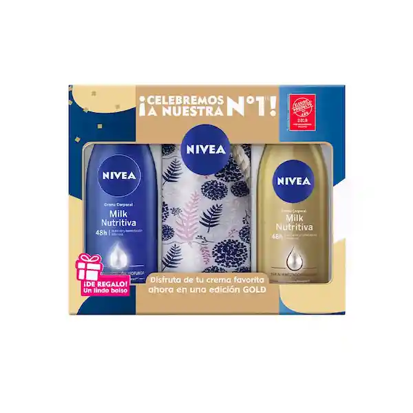 Nivea Crema Corporal + 1 Nivea Crema Corporal + Bolso de Regalo