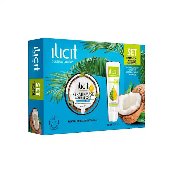 Ilicit Keratinmask Aceite Coco+ 1 Serum Capilar