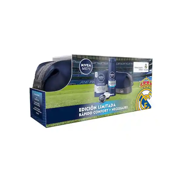 Nivea Men Gel De Afeitar+After Shave+Nivea Men Creme+Necessaire