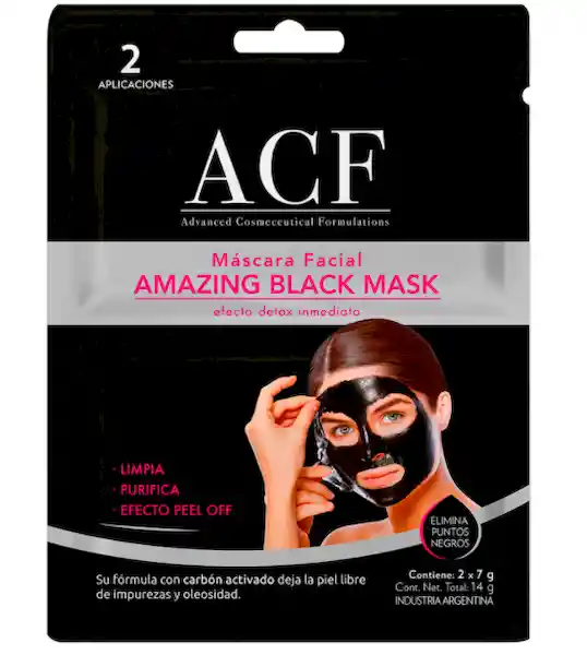 Acf Mascarilla Amazing Black Mask