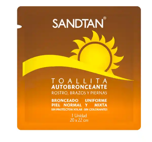 Sandtan Toalla Autobronceante