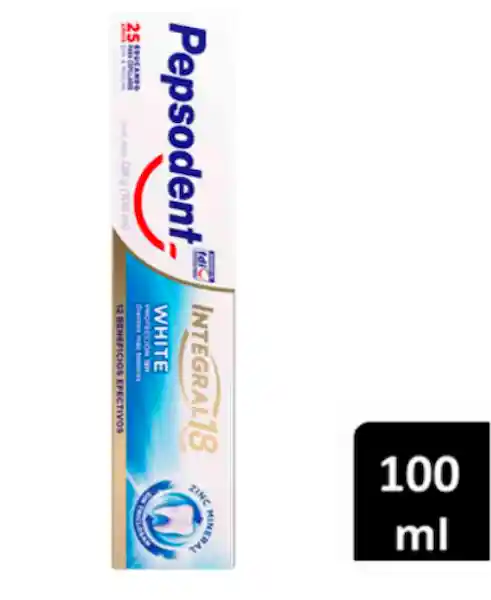 Pepsodent Pasta Dental Integral 18 White