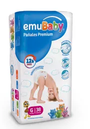 Emubaby Pañal Desechable Premium Talla G