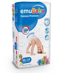 Emubaby Pañal Desechable Premium Talla XG