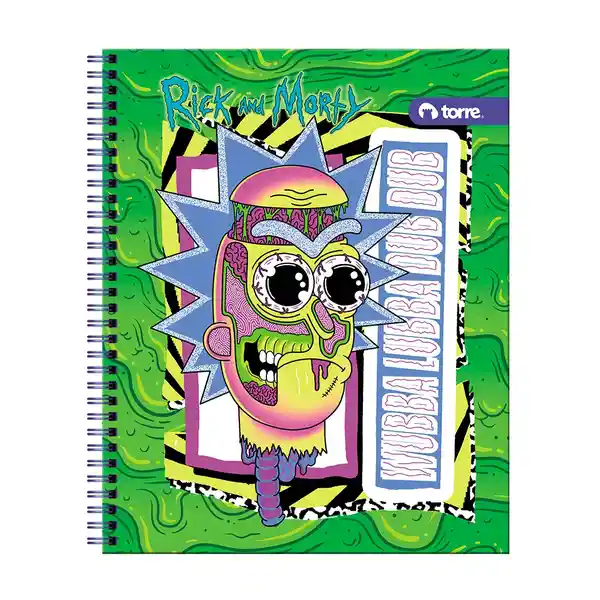 Torre Cuaderno Univ 7 mm Rick y Morty