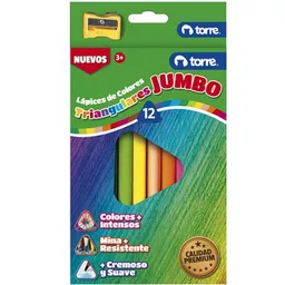 Torre Lapices de Colores Jumbo Triangular