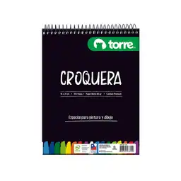 Torre Croquera Papel Bond Blanco Anillado Horizontal 