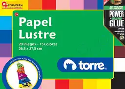 Torre Bolso Papel Lustre 20Hjs