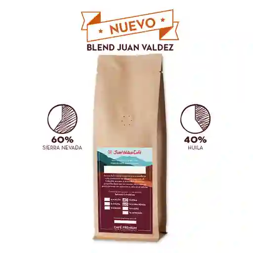 Juan Valdez Café Blend Sierra Nevada 60% y Huila 40%