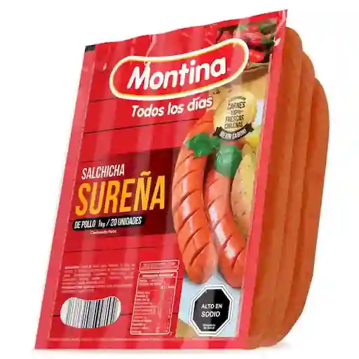 Montina Salchicha Sureña de Pollo