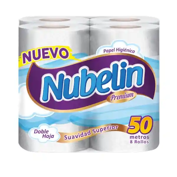 Nubelin Papel Higiénico Doble Hoja