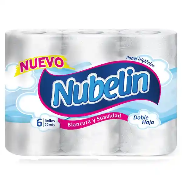 Nubelin Papel Higiénico Doble Hoja