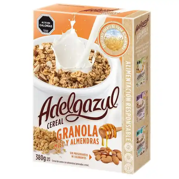 Adelgazul Cereal Granola Miel y Almendras