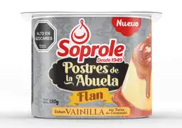 Soprole Postre de la Abuela Flan Sabor a Vainilla 