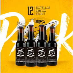 Cerveza Pack 12U +56 Stout 7 330Cc