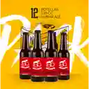 Ámbar Ale Cerveza Pack 12U +56 Ambar 4.5 330Cc