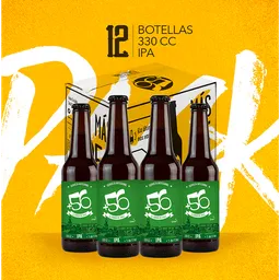 Cerveza Pack 12u +56 IPA 5° 330cc