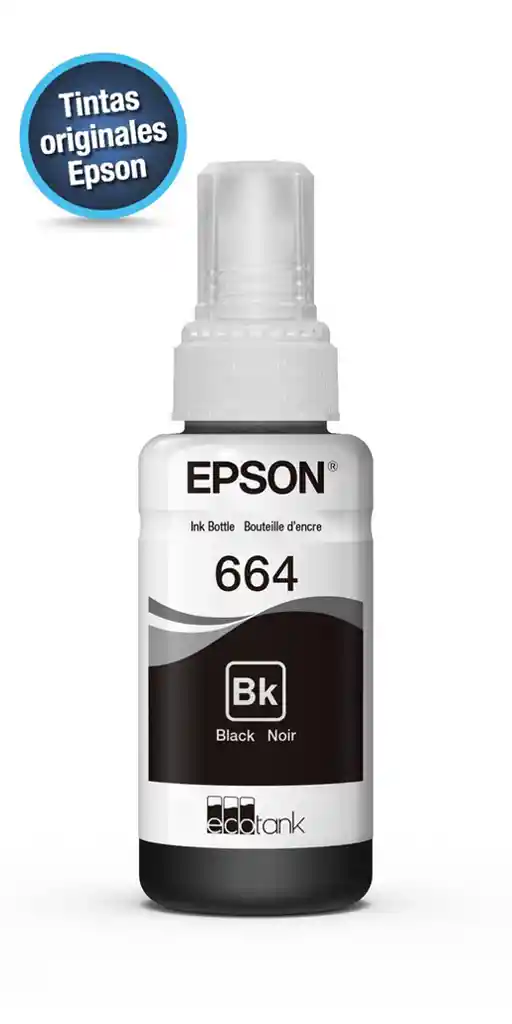 Tinta Epson T664120 Negra