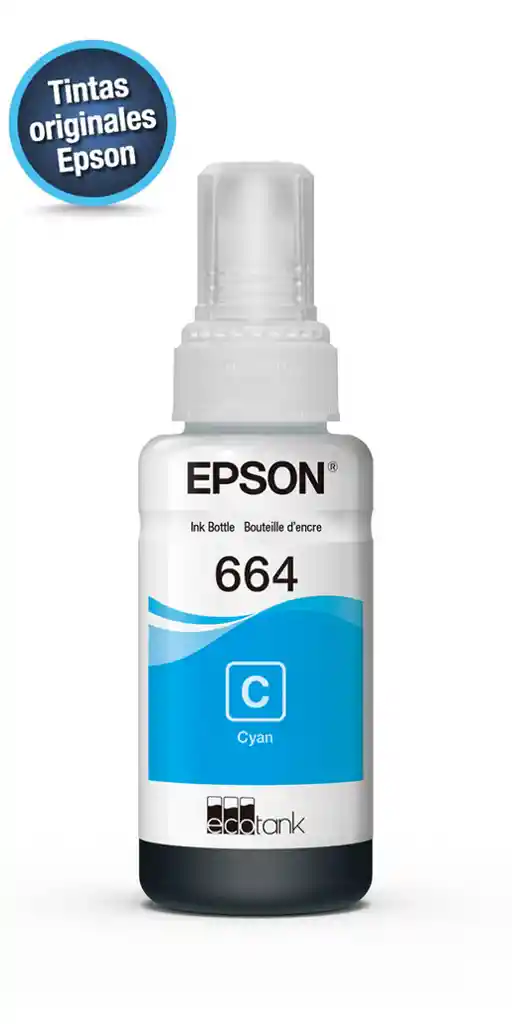 Epson Tinta T664220 Cyan