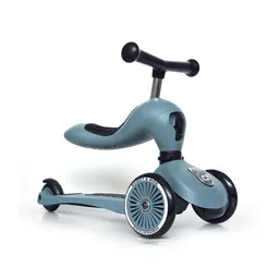 Scoot and Ride Scooter 2 En 1 Highwaykick Acero