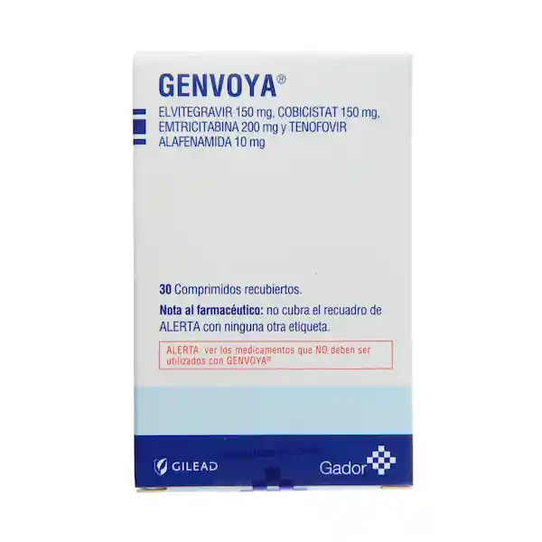 Genvoya Comprimidos Recubiertos