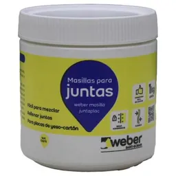 Weber Masilla Para Juntas Juntaplac 1 Kg