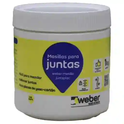 Weber Masilla Para Juntas Juntaplac 1 Kg