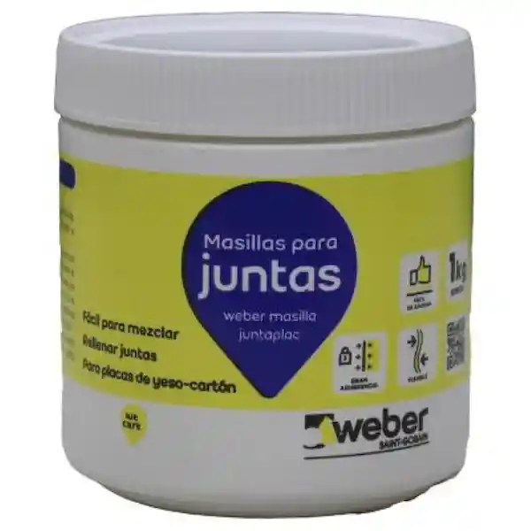 Weber Masilla Para Juntas Juntaplac 1 Kg