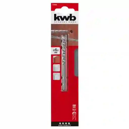 KWB Broca Para Concreto 6 Mm