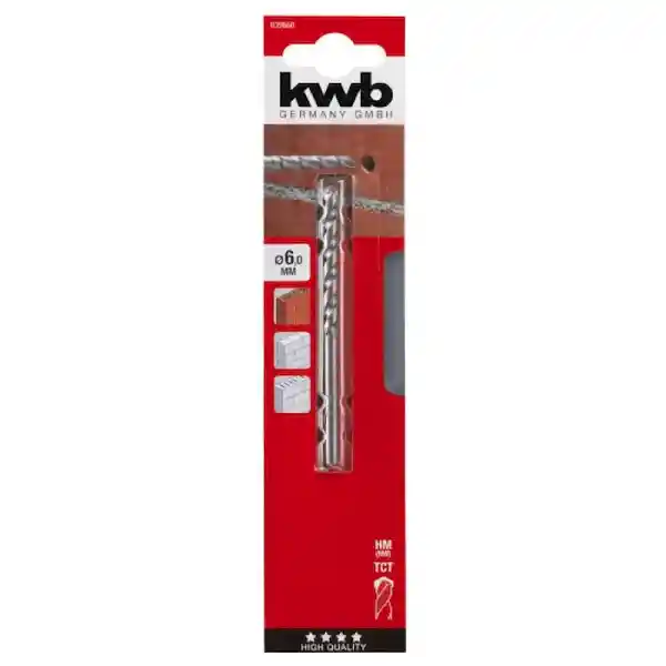 KWB Broca Para Concreto 6 Mm