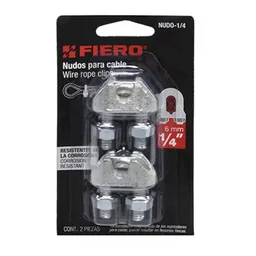 Fiero Grapa Para Cable Galvanizada 1/4 Pulgada