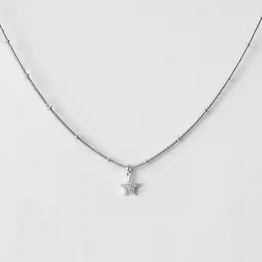 Psk Joyas Collar Chocker Estrella Rodio