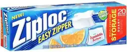 Ziploc Cierre Guardar Quarte 20Un