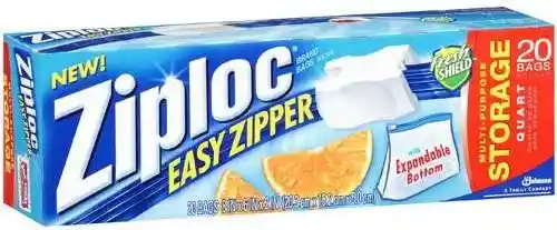 Ziploc Cierre Guardar Quarte 20Un